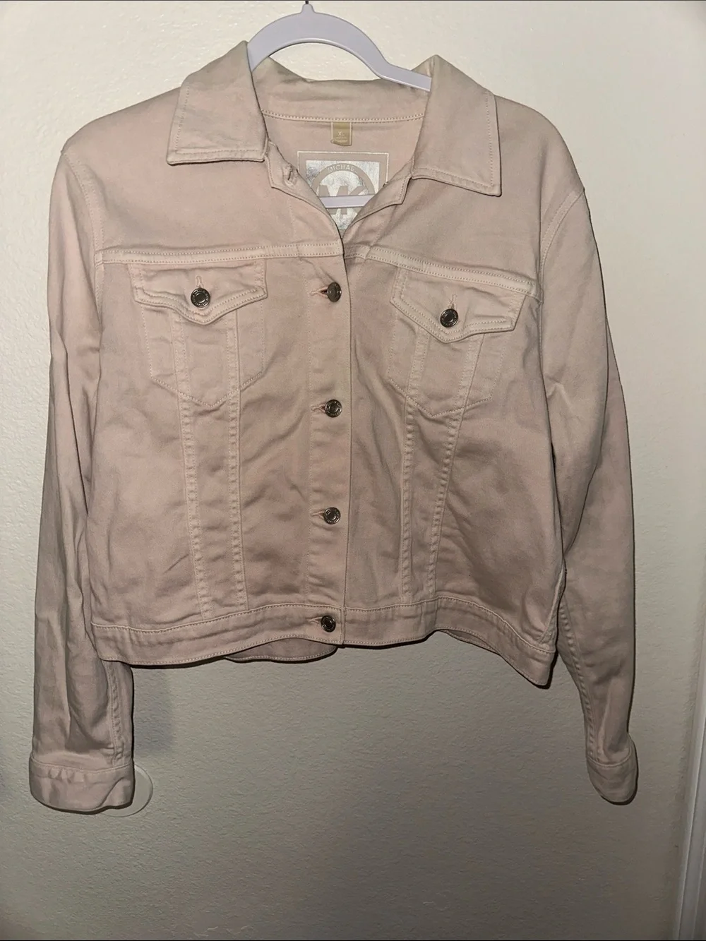 Michael Kors Light Pink Denim Jacket